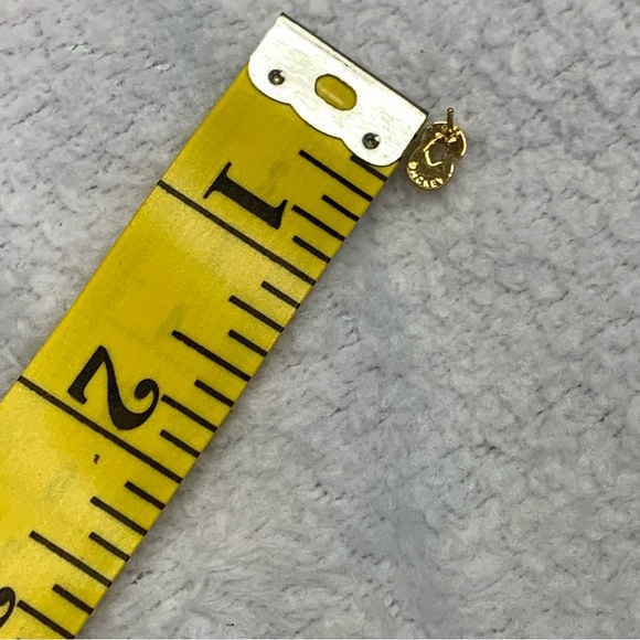 Monet GUC Gold Tone Saddle Post Earrings - Picture 4 of 5